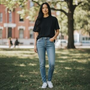 We The Free. Free People. Light Blue Skinny Jeans